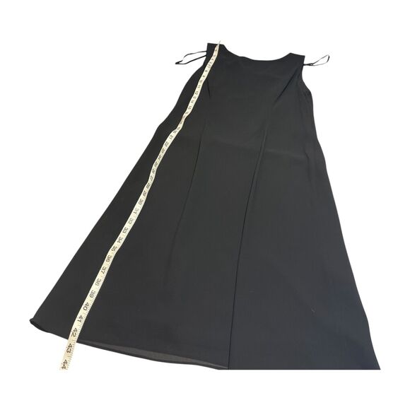 Studio 2 Piece Set Women's 10 Black Short Sleeve Embroidered Floral Button-Up - Picture 7 of 13